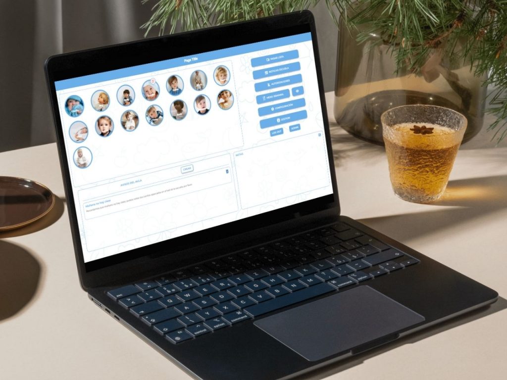 app para escritorro de la agenda digital para escuelas infantiles Babbyday