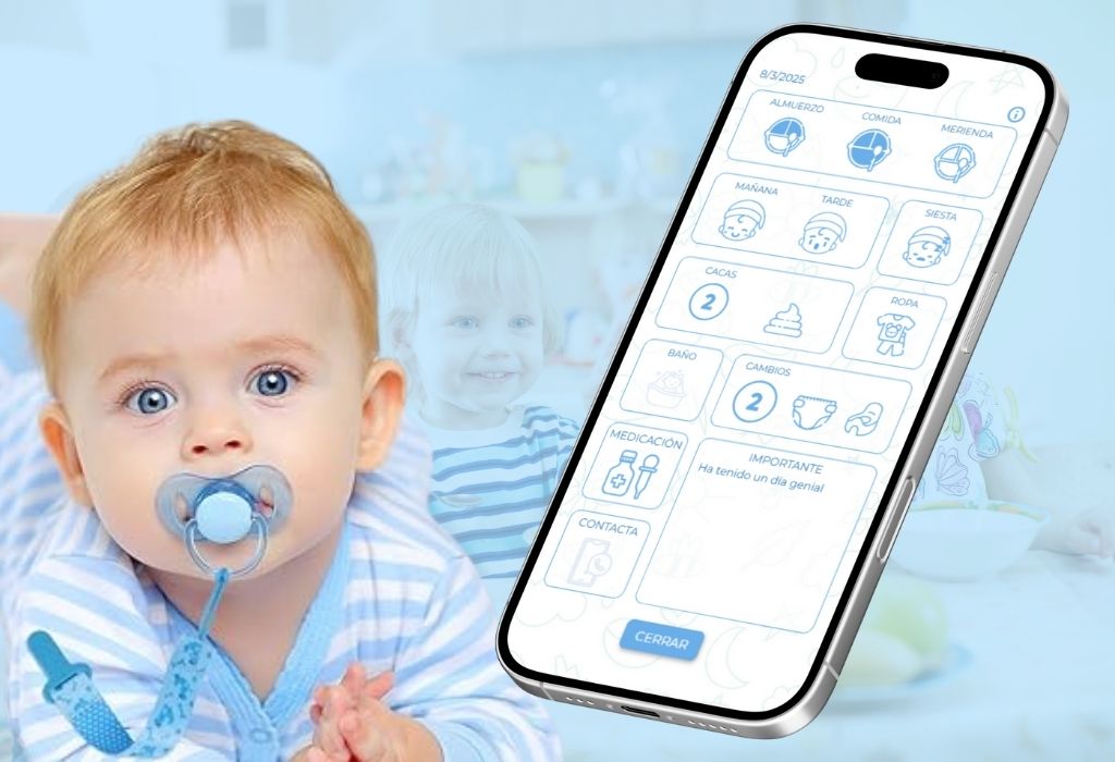 Función de informe de la agenda digital para escuelas infantiles Babbyday